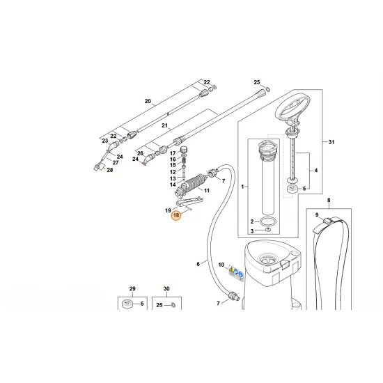 STIHL  Oś 4255 503 2200